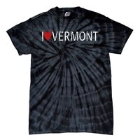 I Love Vermont Tie-Dye T-Shirt