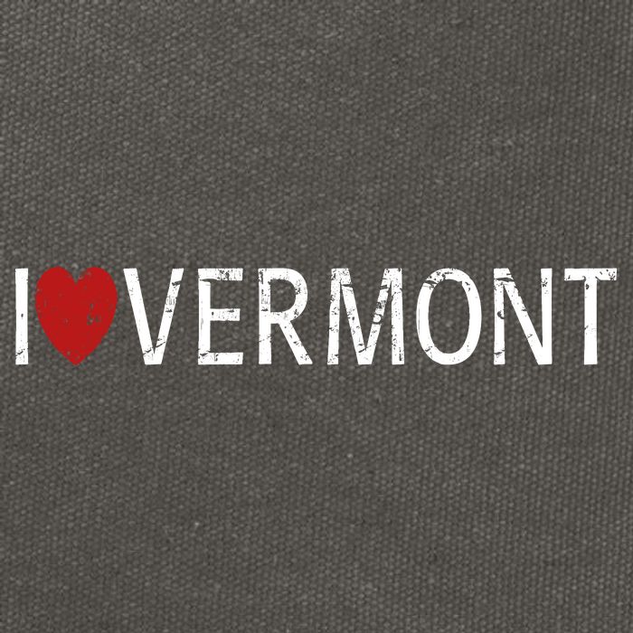 I Love Vermont Cotton Canvas Backpack