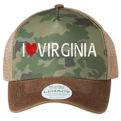 I Love Virginia Legacy Tie Dye Trucker Hat