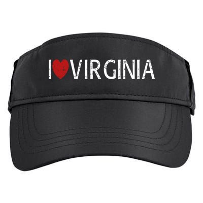 I Love Virginia Adult Drive Performance Visor