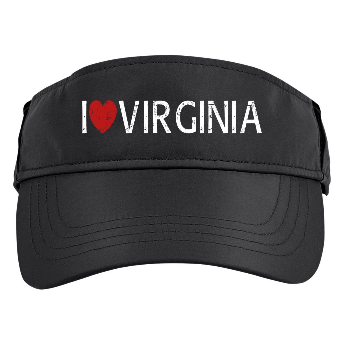 I Love Virginia Adult Drive Performance Visor