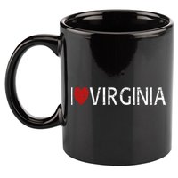 I Love Virginia 11oz C Handle Ceramic Mug