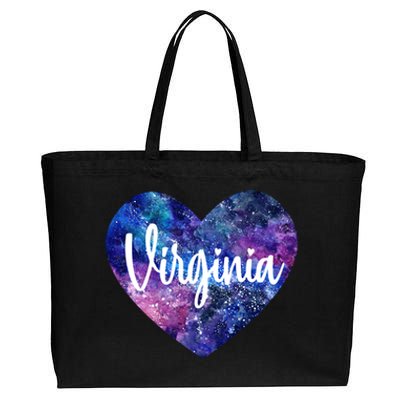 I Love Virginia Usa Cute Gift Cotton Canvas Jumbo Tote