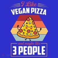 I Like Vegan Pizza And Maybe Like 3 People Gift 16 in Basic Backpack