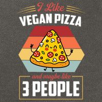 I Like Vegan Pizza And Maybe Like 3 People Gift Cotton Canvas Backpack