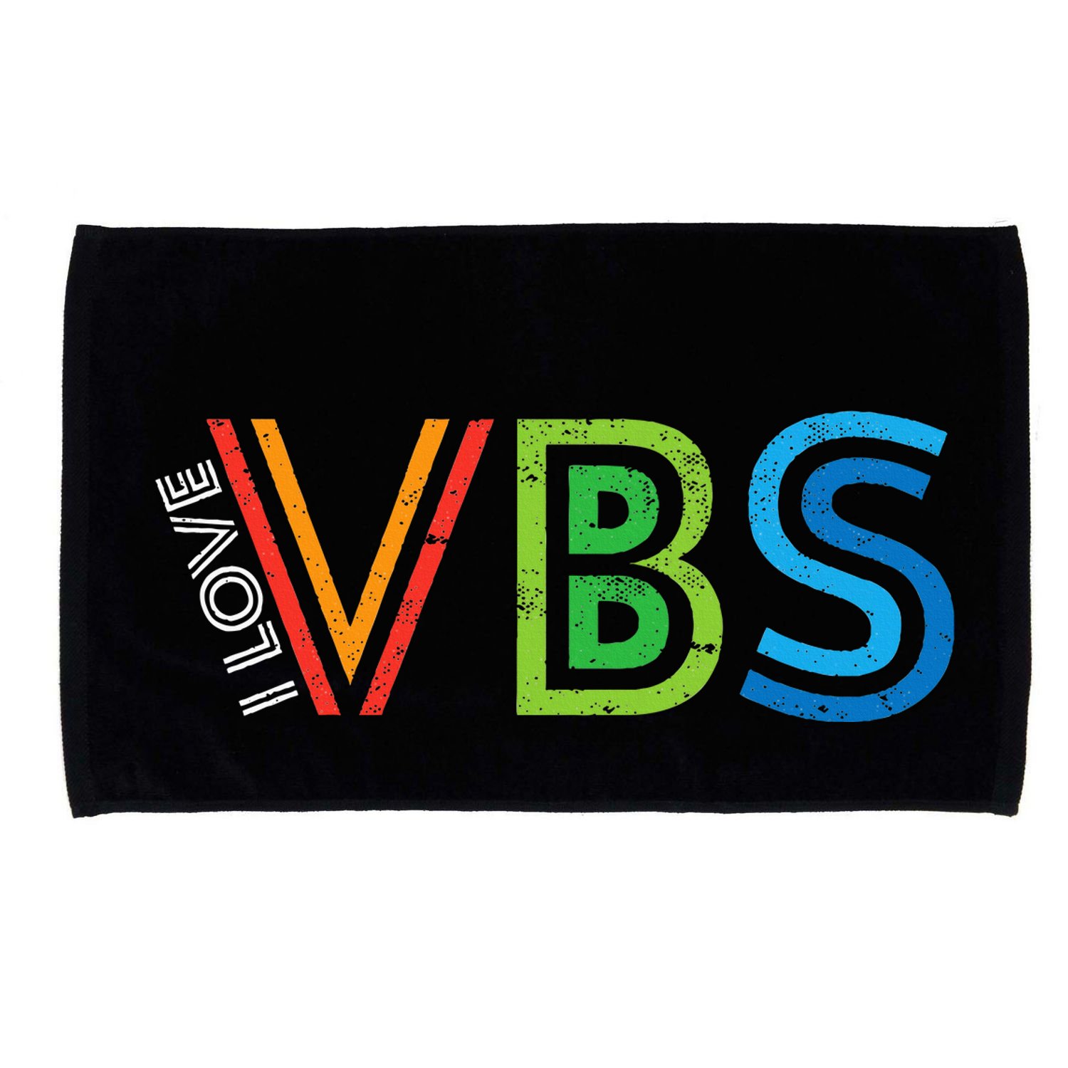 I Love Vbs Vacation Bible School Crew Church Summer Camp Microfiber Hand Towel