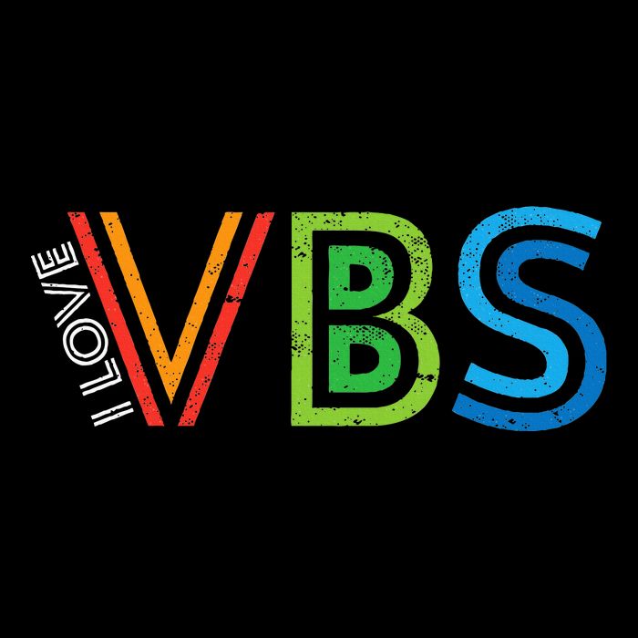 I Love Vbs Vacation Bible School Crew Church Summer Camp Kids T-Shirt