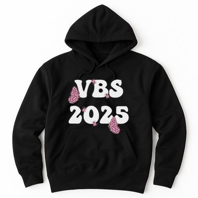 I Love Vbs 2025 Vacation Bible School Butterfly Vbs Team Hoodie