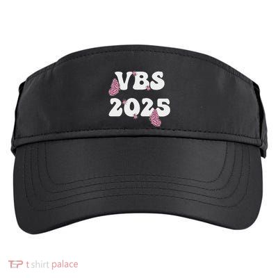 I Love Vbs 2025 Vacation Bible School Butterfly Vbs Team Adult Drive Performance Visor
