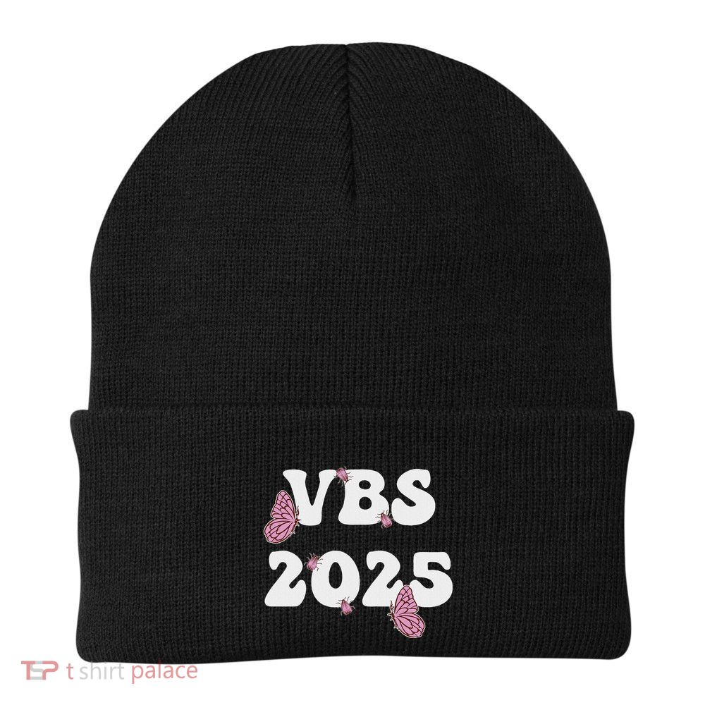 I Love Vbs 2025 Vacation Bible School Butterfly Vbs Team Beanie