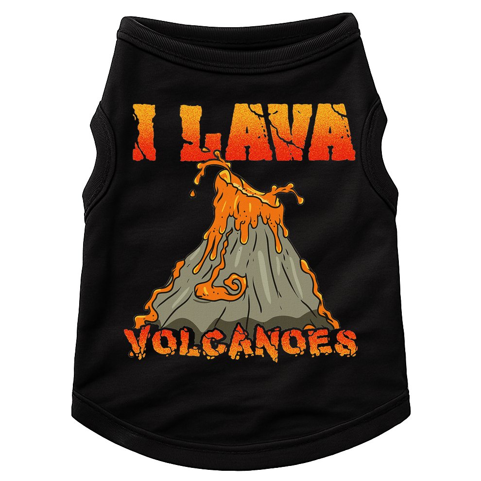 I Lava Volcanoes Geology Volcano Lover Doggie Tank