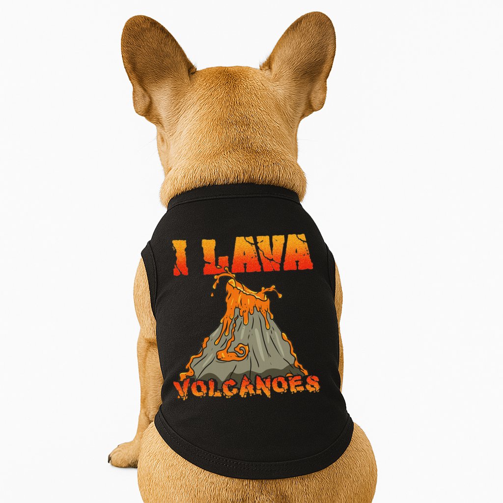 I Lava Volcanoes Geology Volcano Lover Doggie Tank