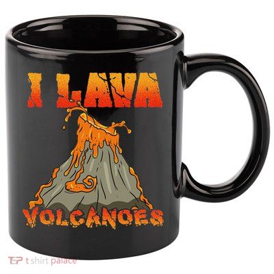 I Lava Volcanoes Geology Volcano Lover 11oz C Handle Ceramic Mug