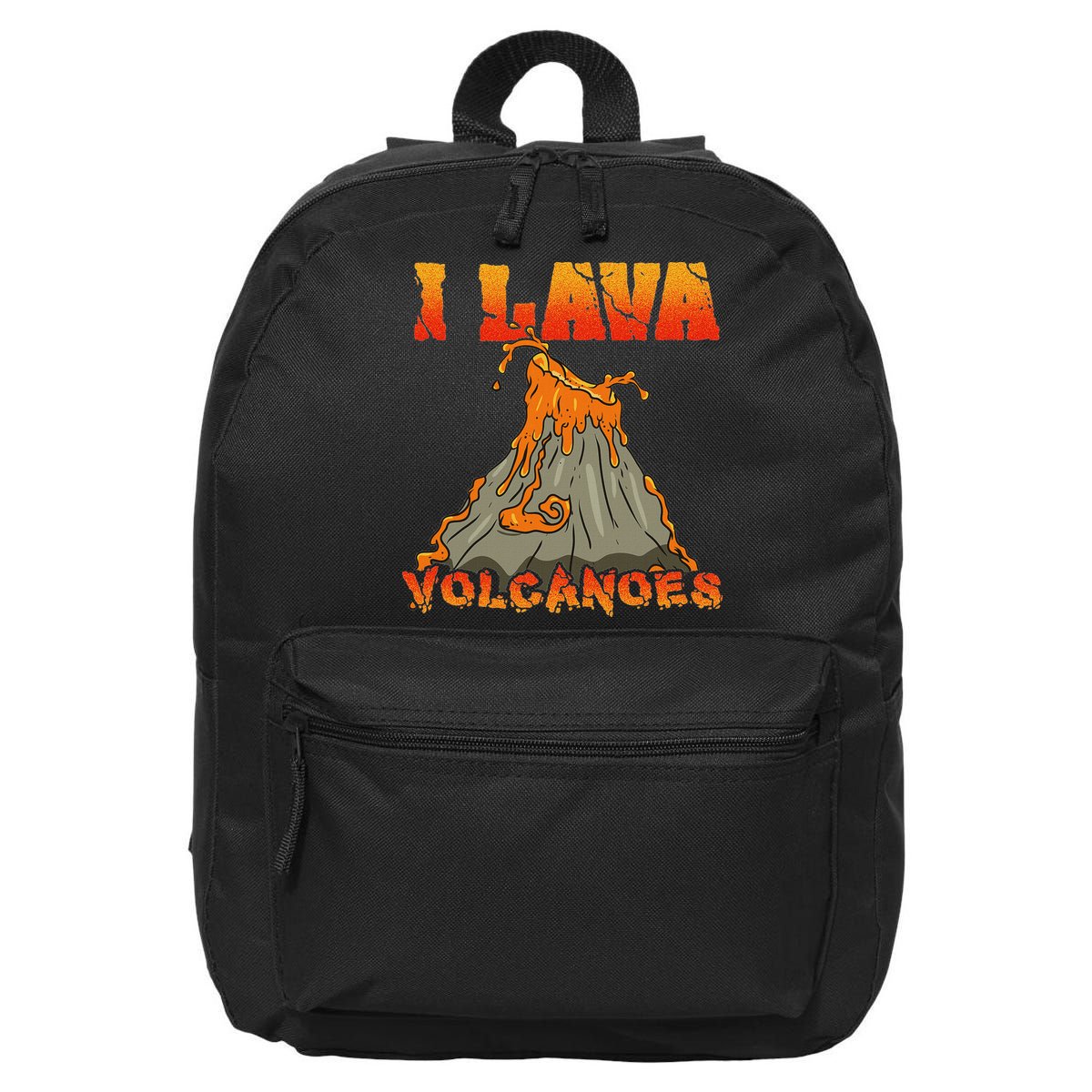 I Lava Volcanoes Geology Volcano Lover 16 in Basic Backpack