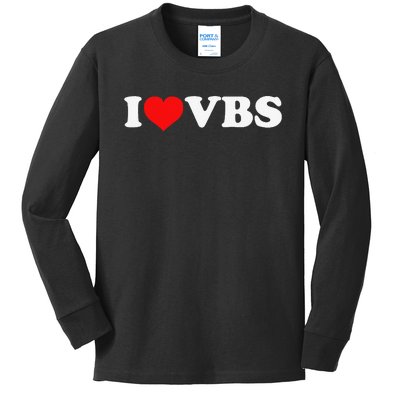 I Love VBS Kids Long Sleeve Shirt