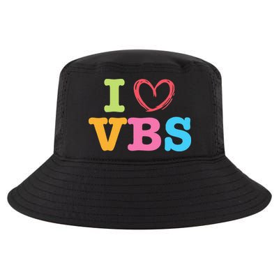 I Love Vbs I Heart Vacation Bible School Crew Bible Study Cool Comfort Performance Bucket Hat