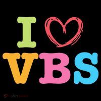 I Love Vbs I Heart Vacation Bible School Crew Bible Study Tall T-Shirt