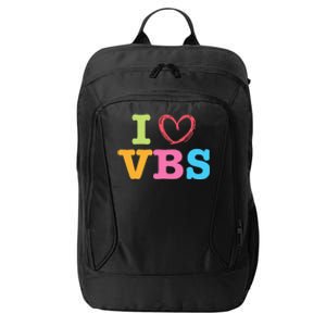 I Love Vbs I Heart Vacation Bible School Crew Bible Study City Backpack