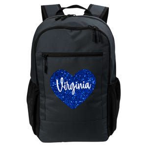 I Love Virginia Usa Heart Gift Daily Commute Backpack