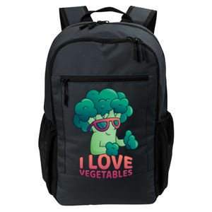 I Love Vegetables Healthy Vegetarian Protein From Plants Gift Daily Commute Backpack