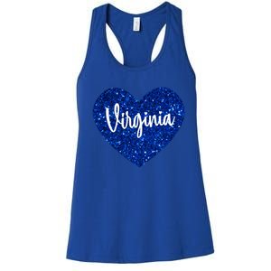 I Love Virginia Usa Heart Gift Women's Racerback Tank