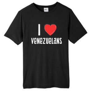 I Love Venezuelans Nationality Venezuela Tall Fusion ChromaSoft Performance T-Shirt