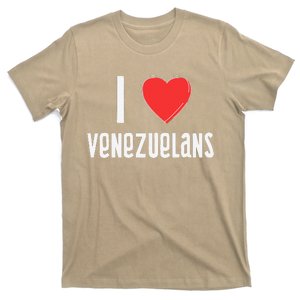 I Love Venezuelans Nationality Venezuela T-Shirt