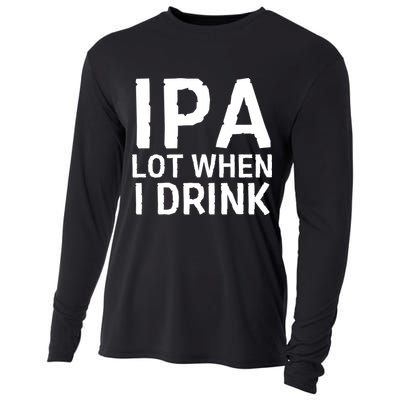 Ipa Lot When I Drink Cooling Performance Long Sleeve Crew