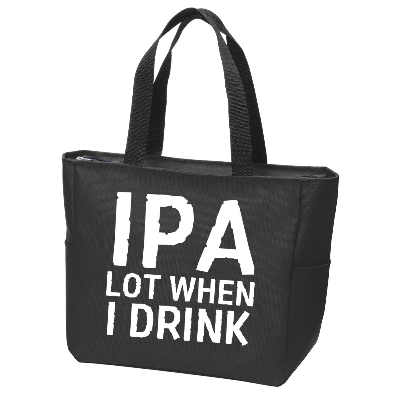 Ipa Lot When I Drink Zip Tote Bag