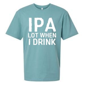 Ipa Lot When I Drink Sueded Cloud Jersey T-Shirt