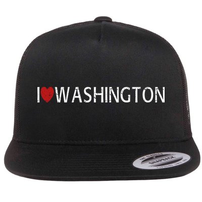 I Love Washington Flatbill Hat