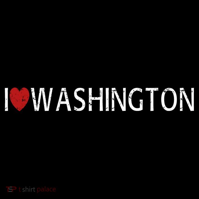 I Love Washington Cooling Performance Long Sleeve Crew