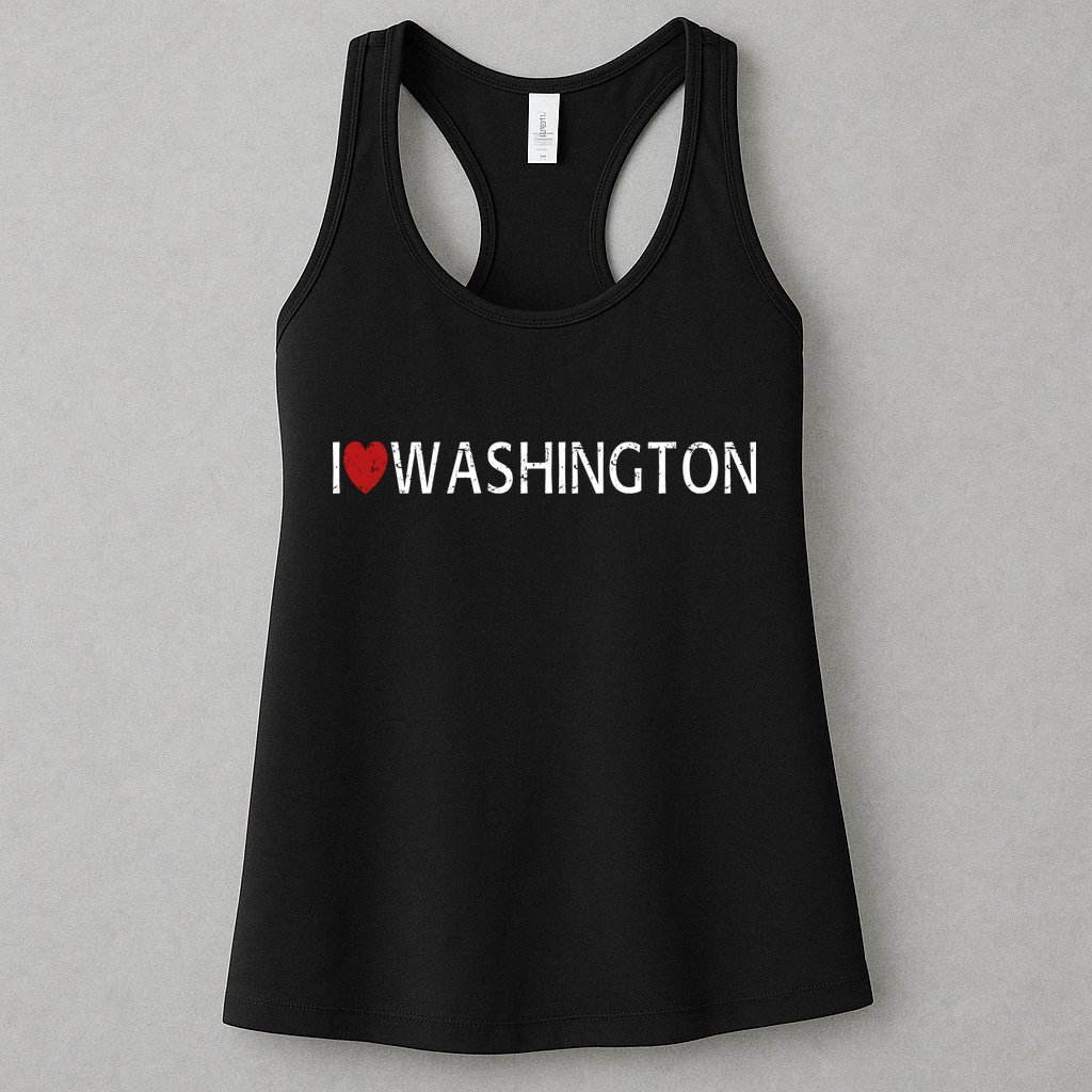 I Love Washington Womens Tank Top