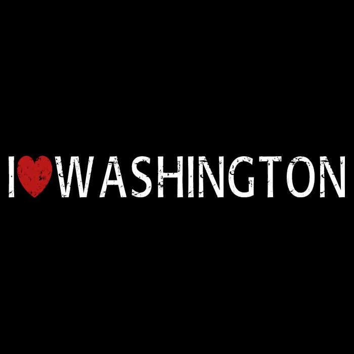 I Love Washington Womens Tank Top