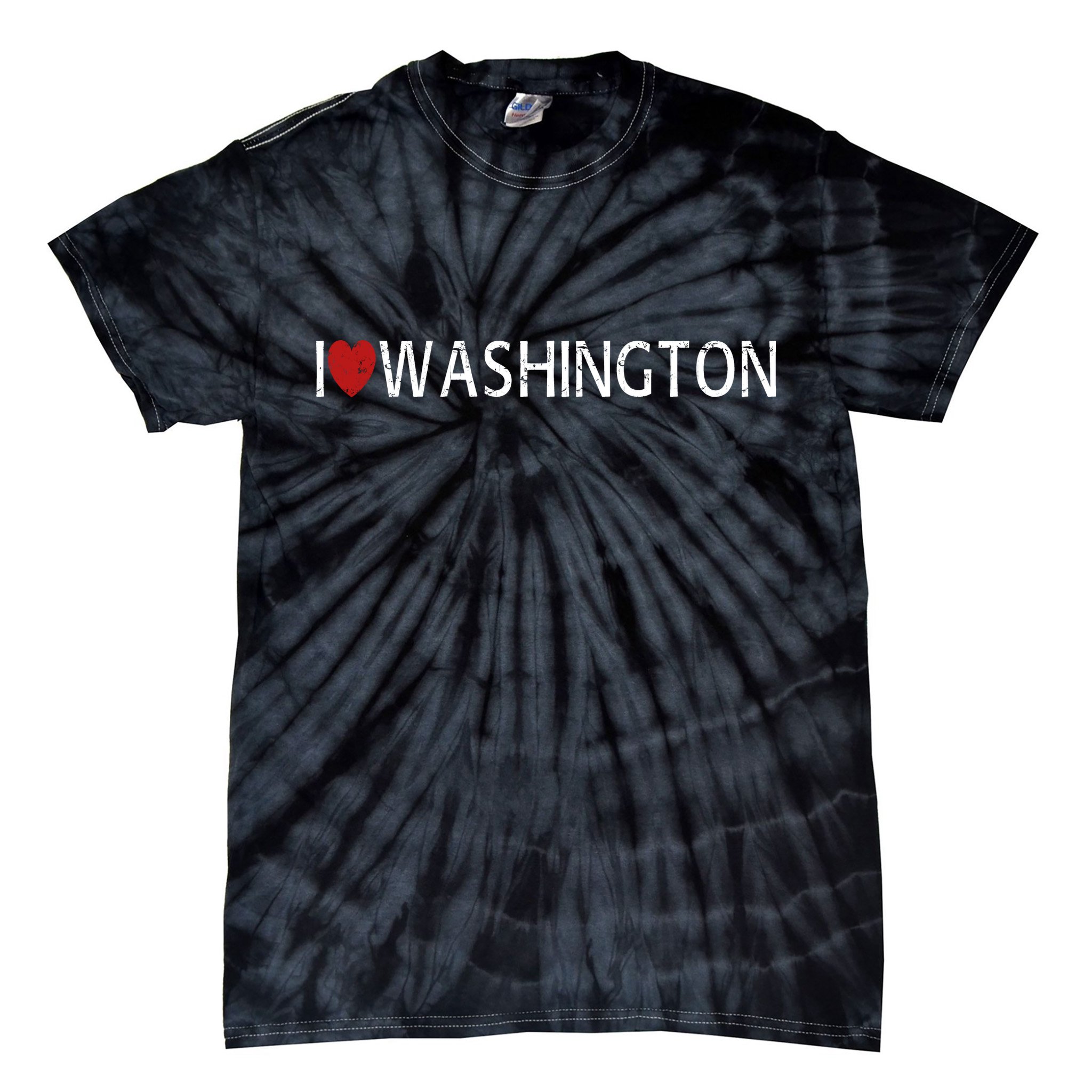 I Love Washington Tie-Dye T-Shirt