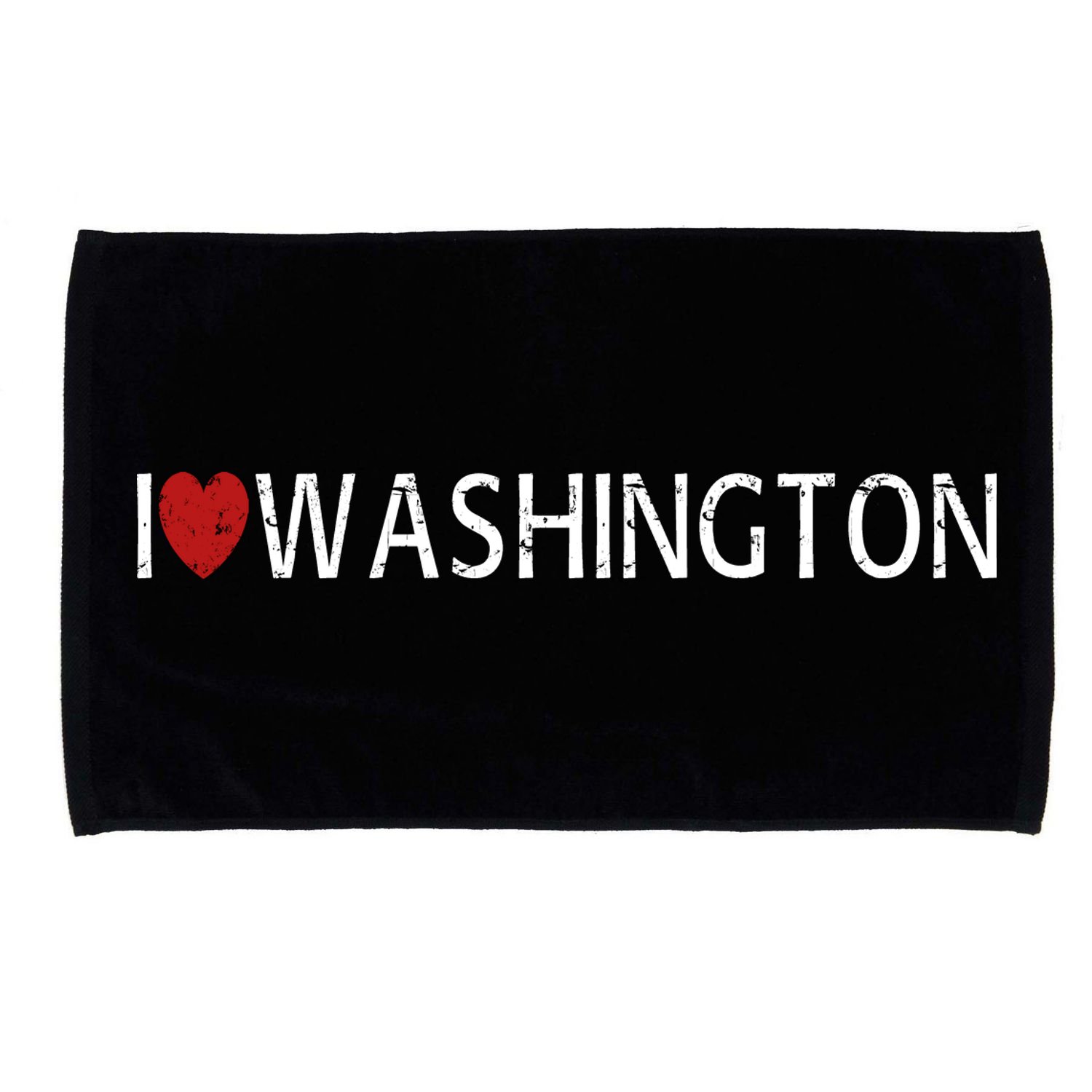 I Love Washington Microfiber Hand Towel