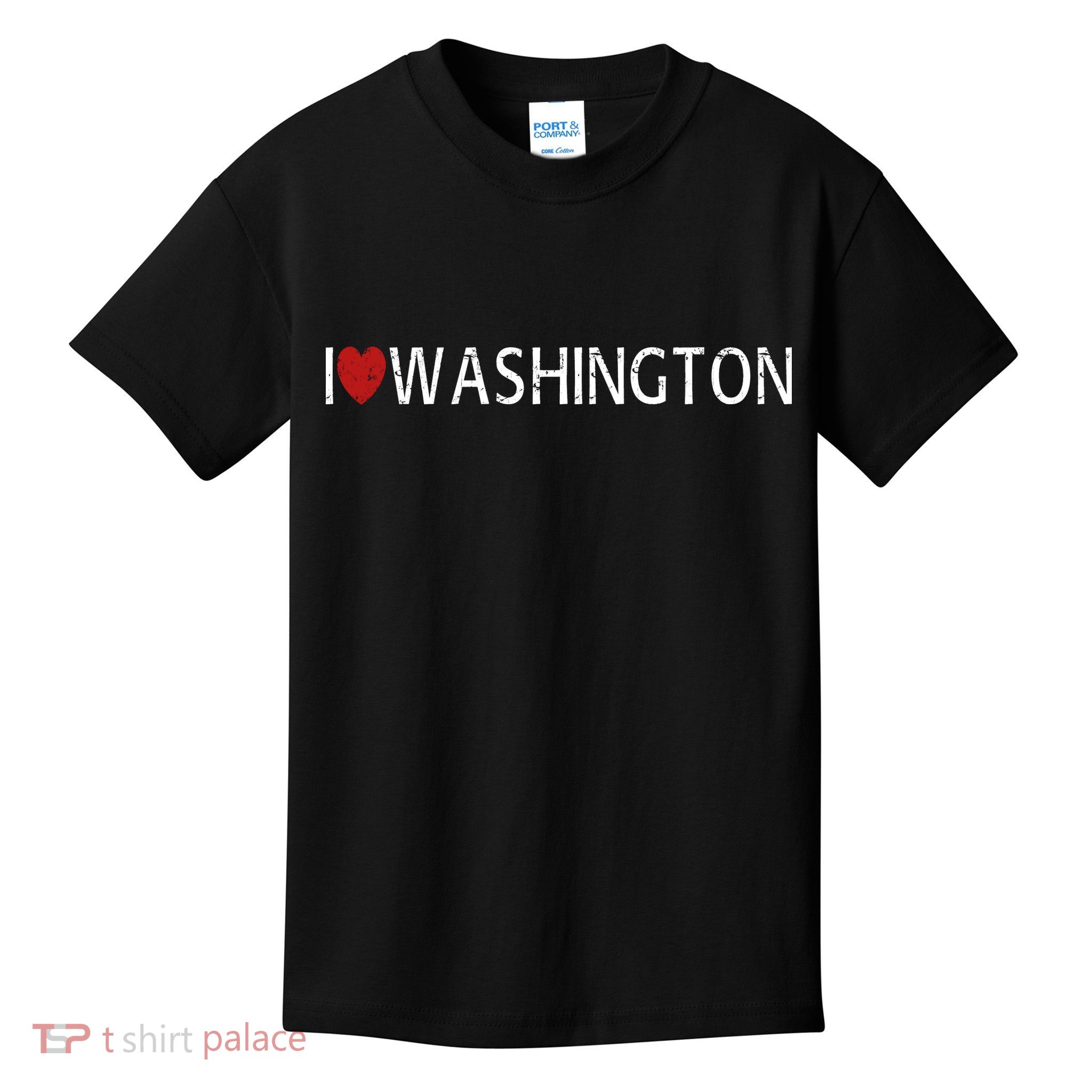 I Love Washington Kids T-Shirt