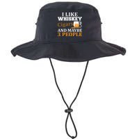 I Like Whiskey And Cigars And Maybe 3 People Bucket Hat