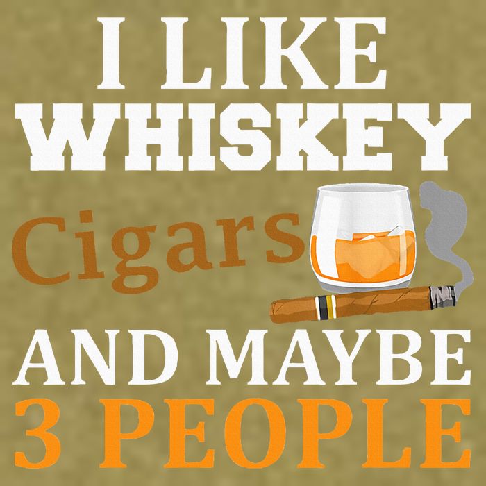 I Like Whiskey And Cigars And Maybe 3 People Garment-Dyed Women's Muscle Tee