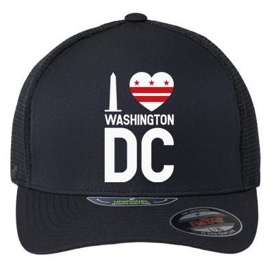 I Love Washington DC Flexfit Unipanel Trucker Cap