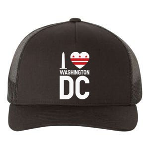 I Love Washington DC Yupoong Adult 5-Panel Trucker Hat