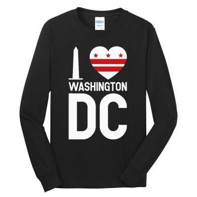 I Love Washington DC Tall Long Sleeve T-Shirt