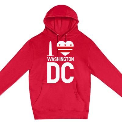 I Love Washington DC Premium Pullover Hoodie