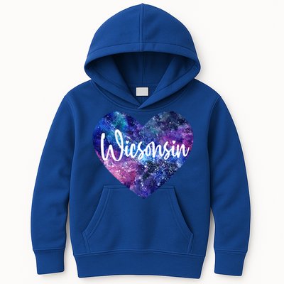 I Love Wisconsin Usa Great Gift Kids Hoodie