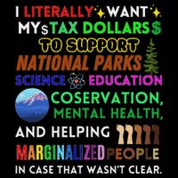 I Literally Want My Tax Dollars To Support National Parks Cooling Performance Crew T-Shirt