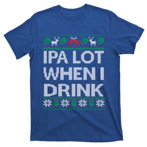 Ipa Lot When I Ugly Christmas Craft Beer Er Gift T-Shirt