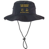 I Like Whiskey And Cigars And Maybe 3 People Vintage Cigars Legacy Cool Fit Booney Bucket Hat