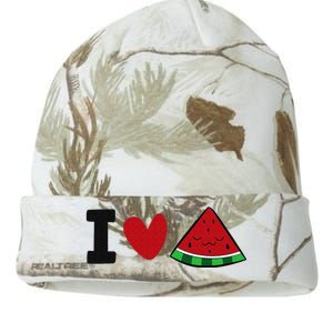 I Love Watermelon Summer Fruit Watermelon Kati Licensed 12" Camo Beanie