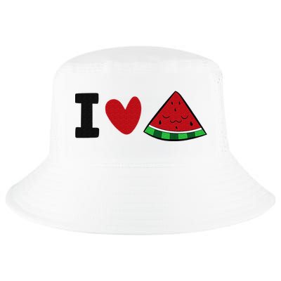 I Love Watermelon Summer Fruit Watermelon Cool Comfort Performance Bucket Hat