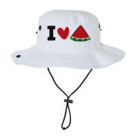 I Love Watermelon Summer Fruit Watermelon Legacy Cool Fit Booney Bucket Hat